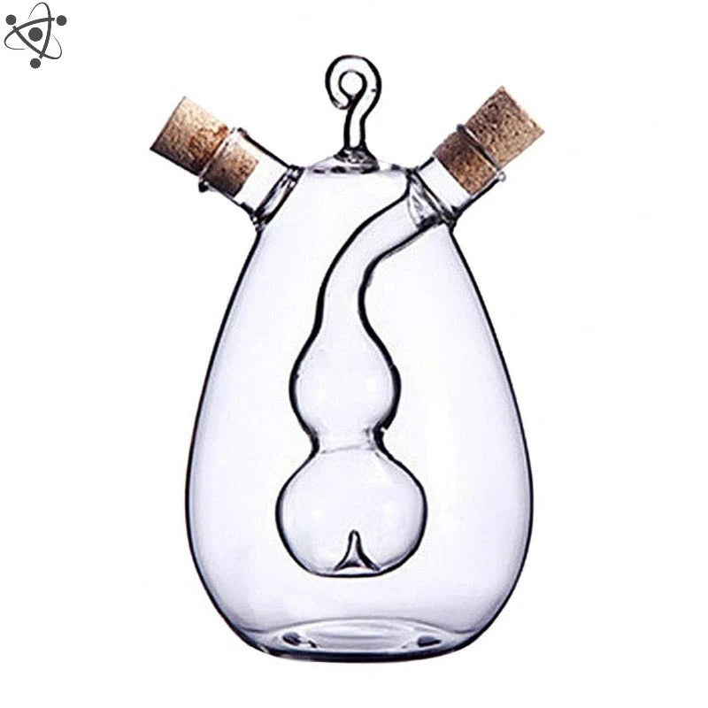 Anti-leak Oil Pot Glass Condiment Science Decor