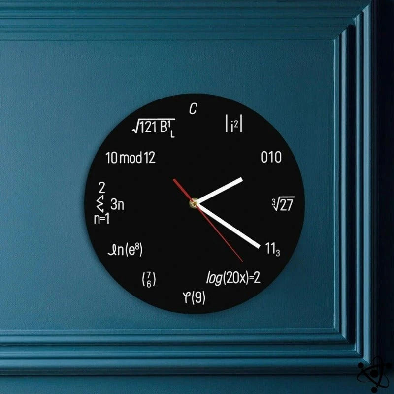 Arithmetic Original Wall Clock Science Decor