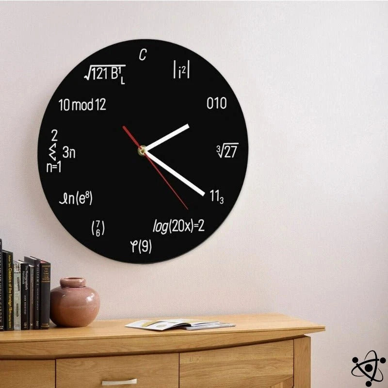 Arithmetic Original Wall Clock Science Decor