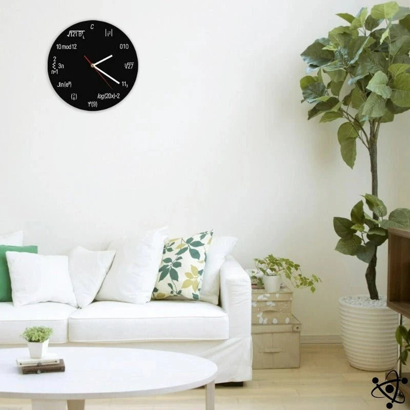 Arithmetic Original Wall Clock Science Decor