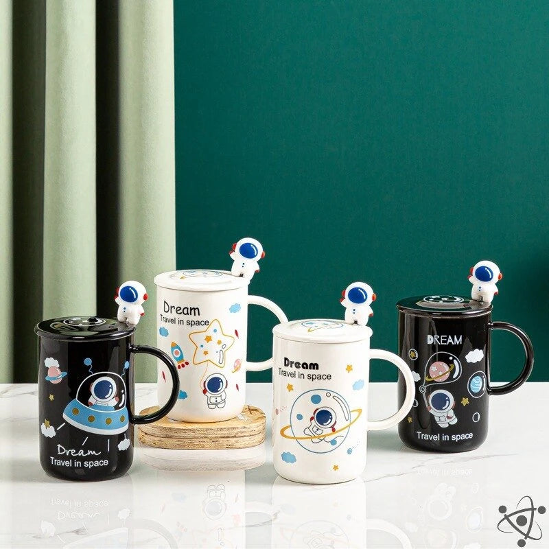 Astronaut Planet Mugs Science Decor