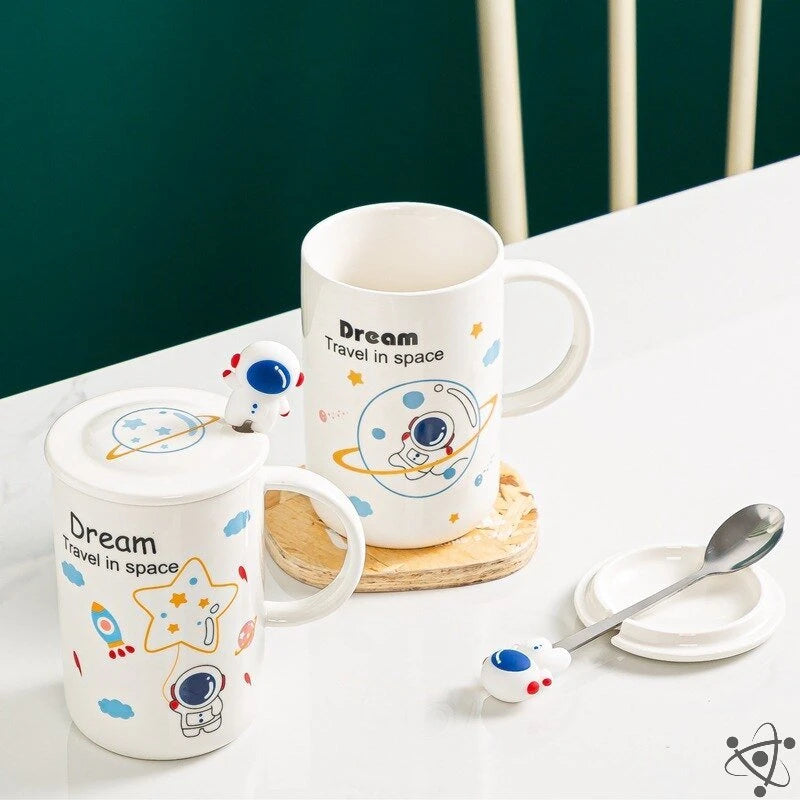 Astronaut Planet Mugs Science Decor