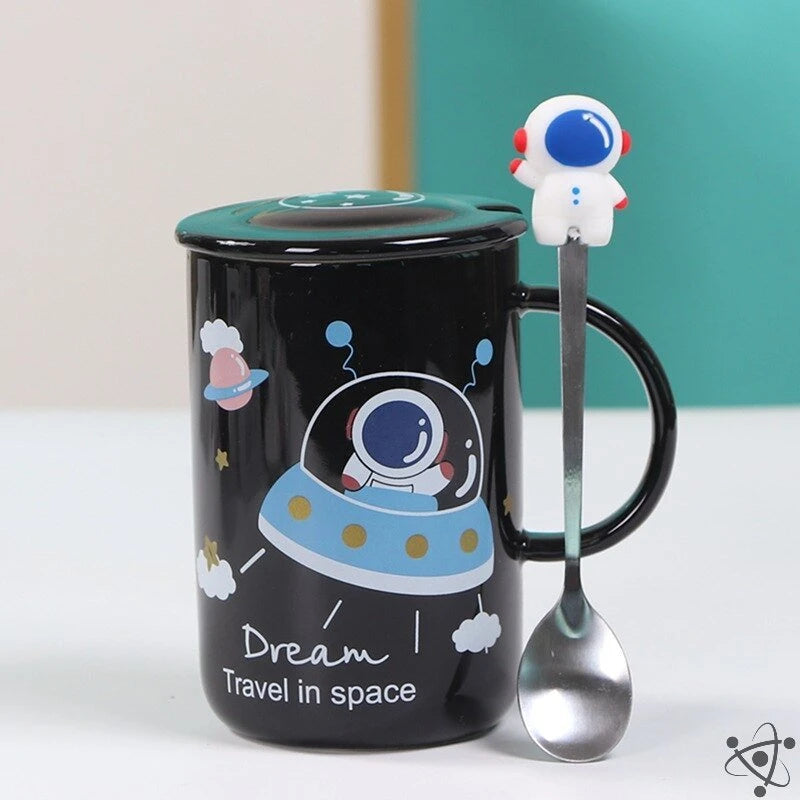 Astronaut Planet Mugs Science Decor