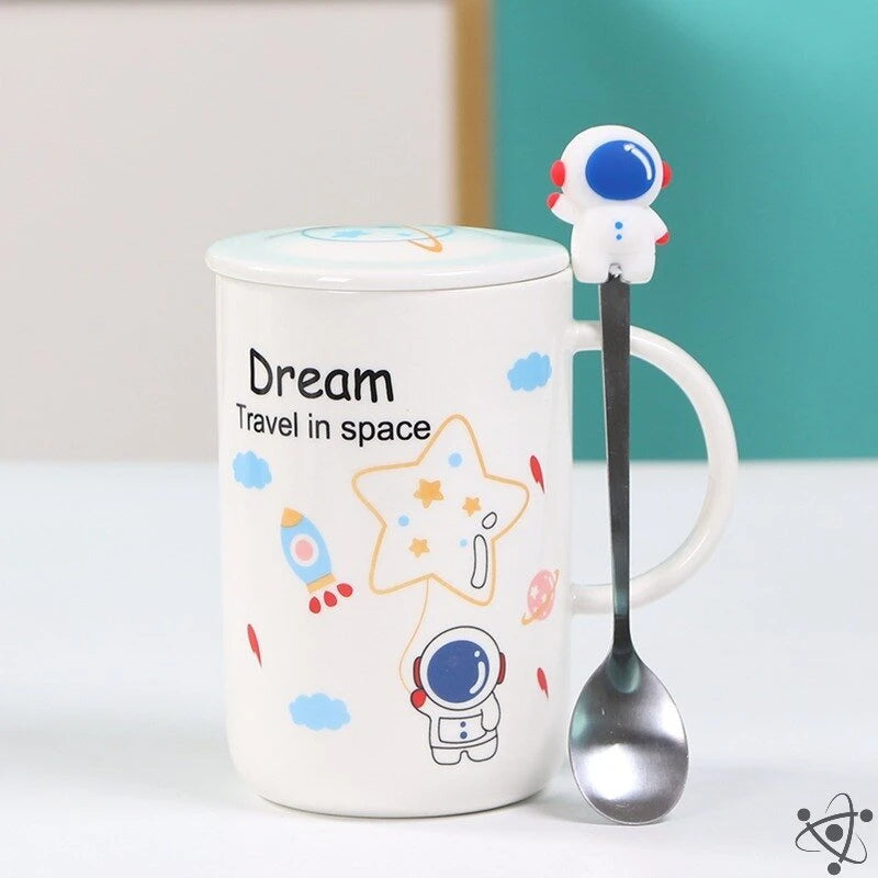 Astronaut Planet Mugs Science Decor