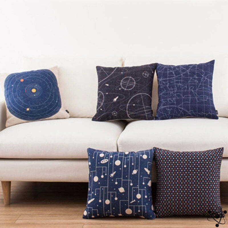 Astronomy Cushion Cover Science Decor