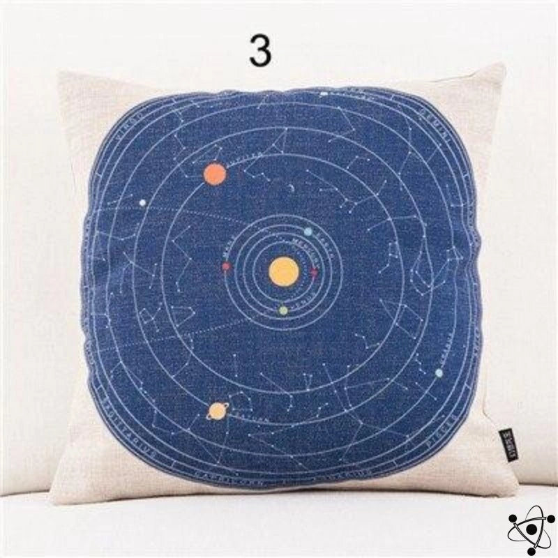 Astronomy Cushion Cover Science Decor