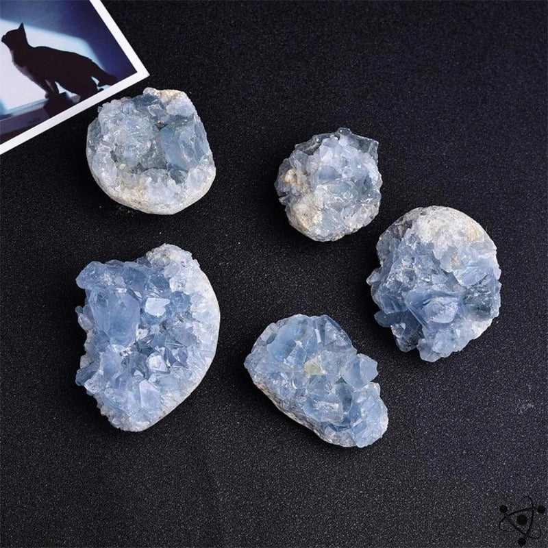 Celestine Blue Science Decor