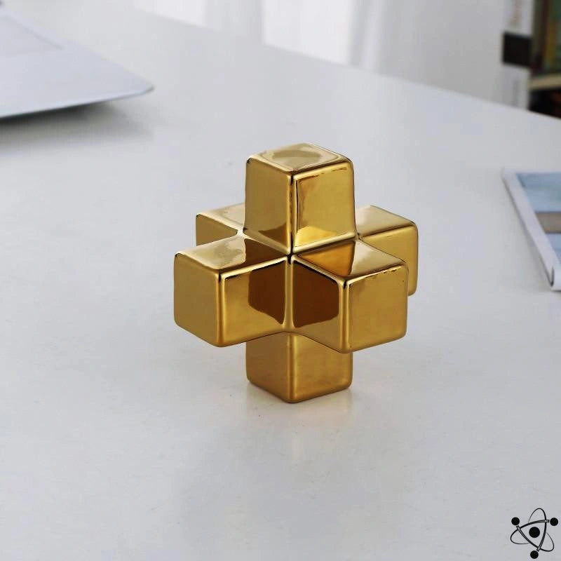 Ceramic Decoration Cube Science Decor