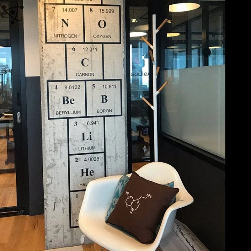 Chemistry Hopscotch Wall Sticker Science Decor