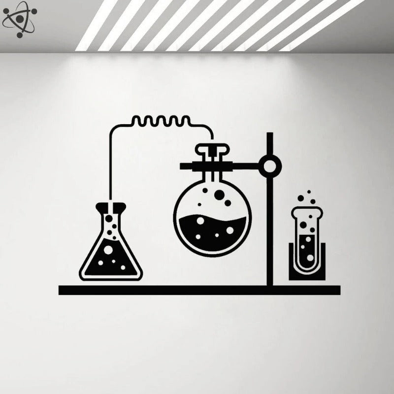 Chemistry Laboratory Wall Sticker Science Decor