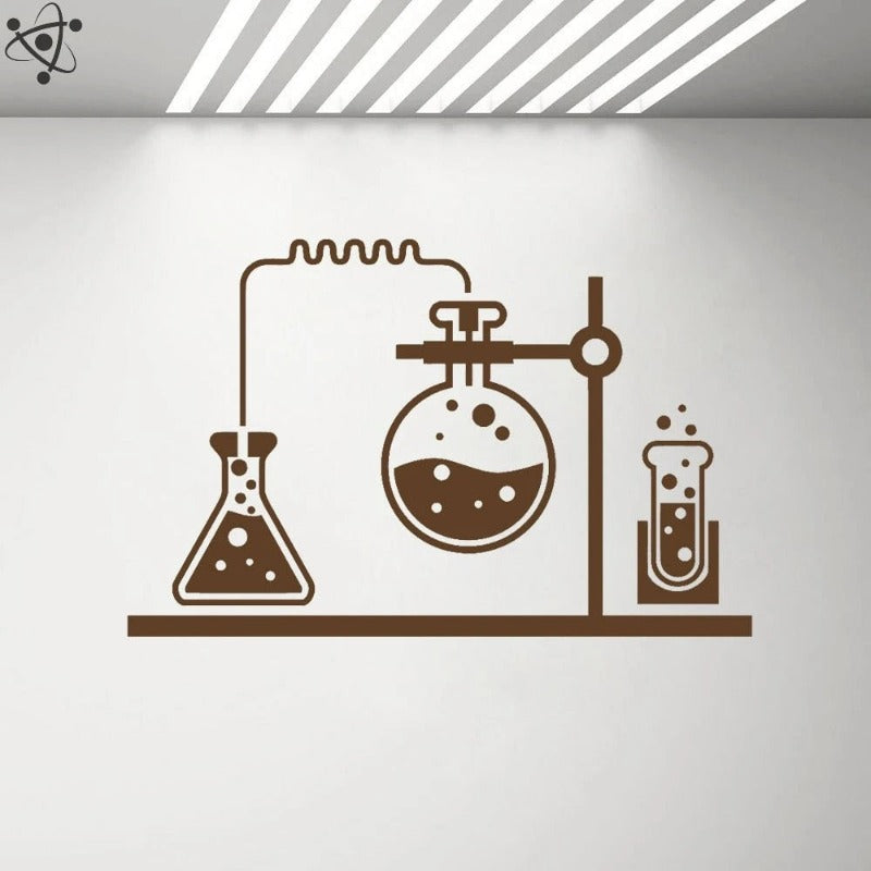 Chemistry Laboratory Wall Sticker Science Decor