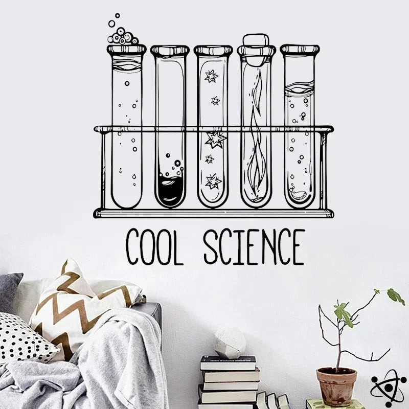 Cool Science Stickers Science Decor