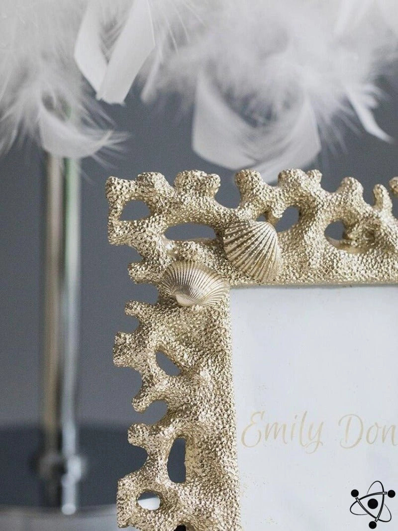 Coral Photo Frame Science Decor