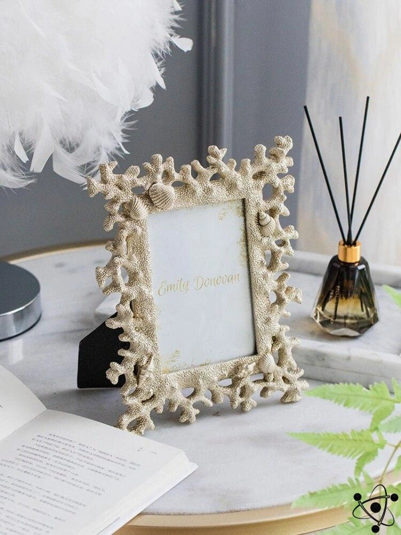 Coral Photo Frame Science Decor