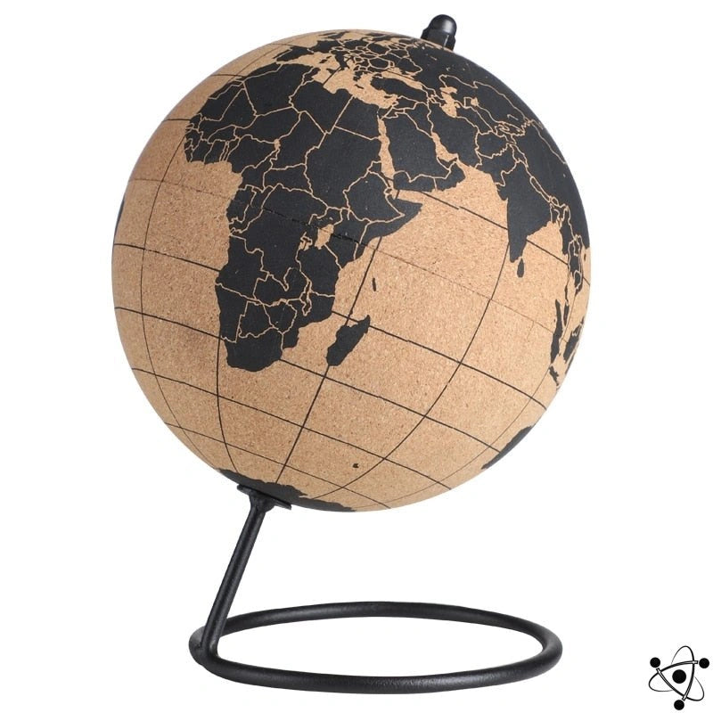 Cork Globe Science Decor