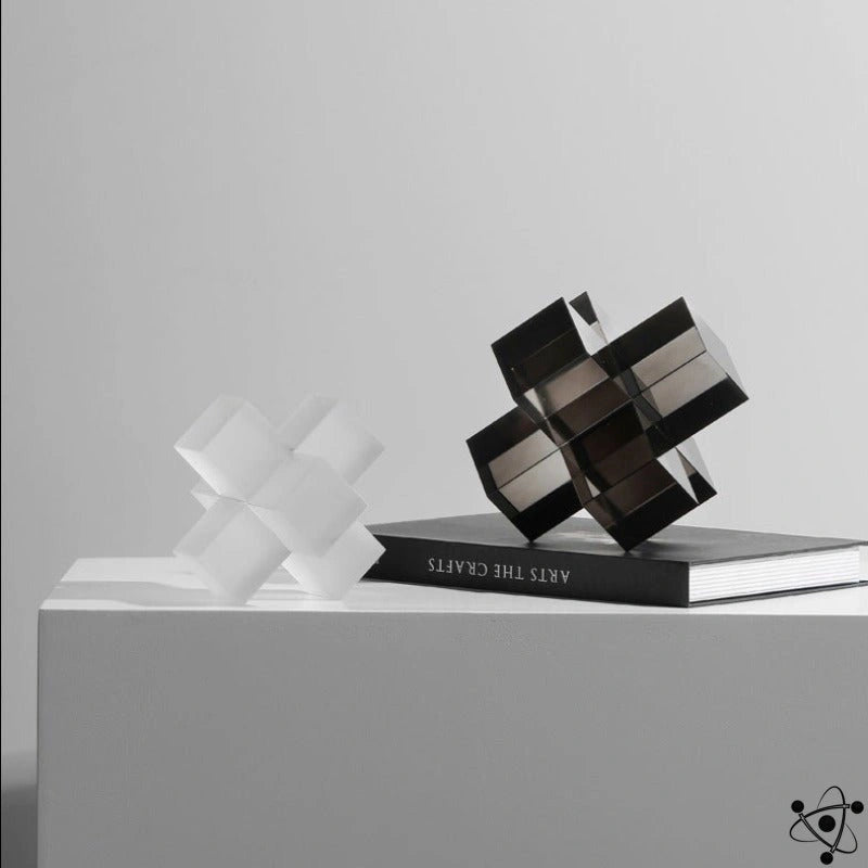 Crystal Decoration Cube Science Decor