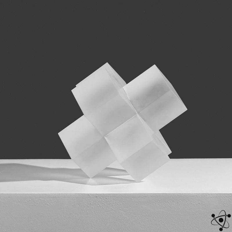 Crystal Decoration Cube Science Decor
