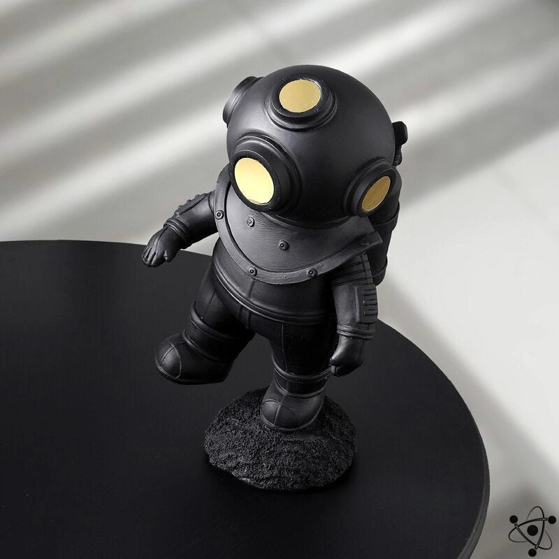 Diver & Astronaut Figurine Science Decor