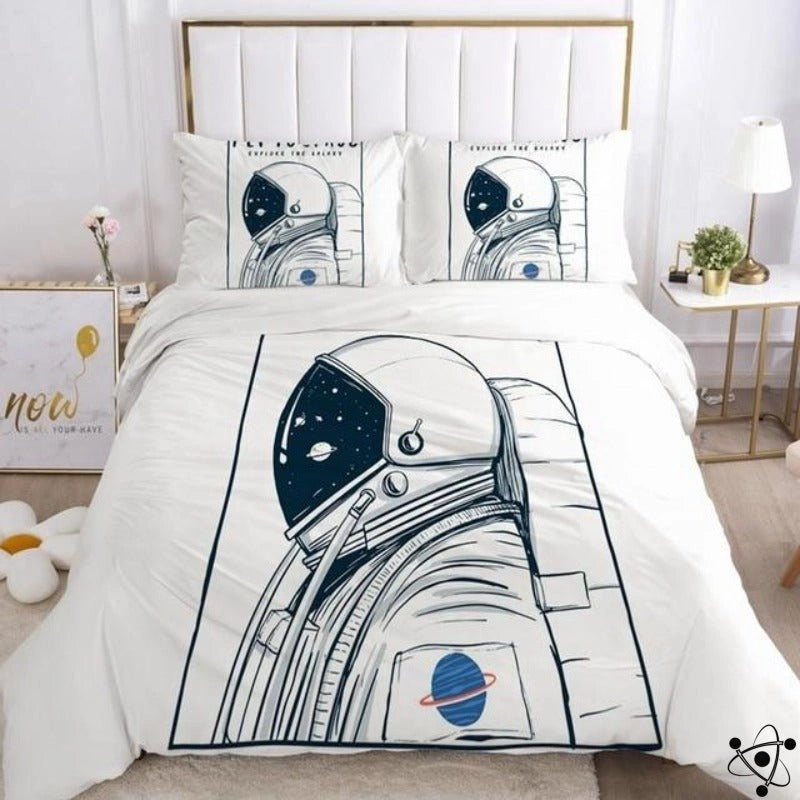 Duvet Cover Astronaut Jumpsuit Science Decor