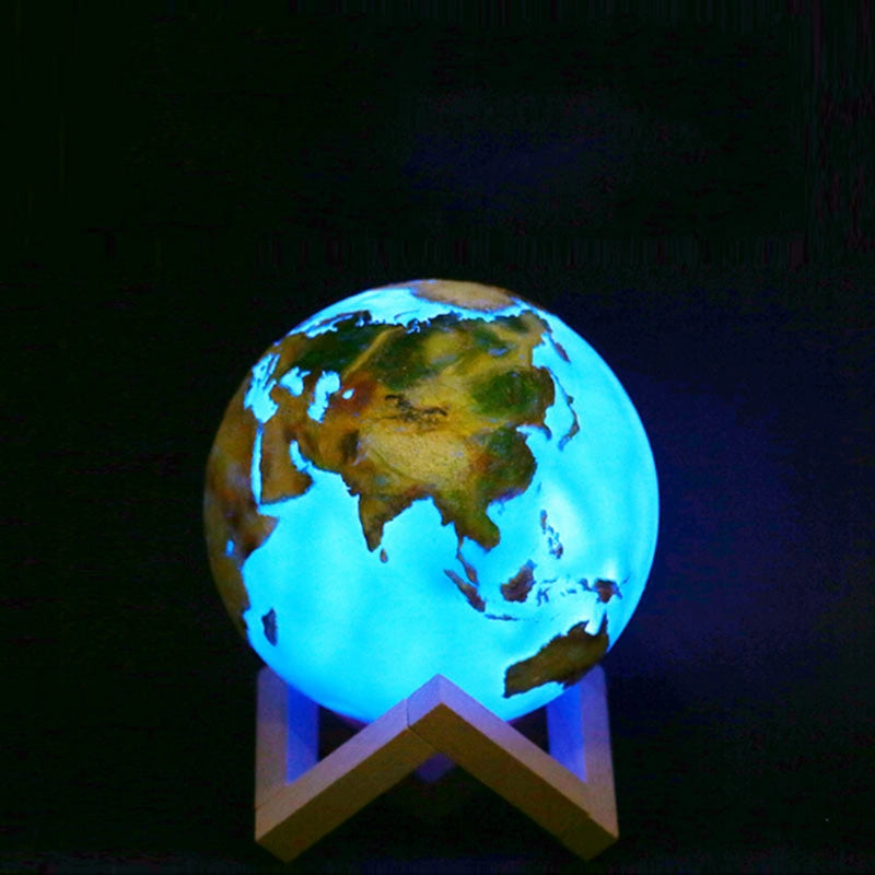 Earth Night Light Science Decor