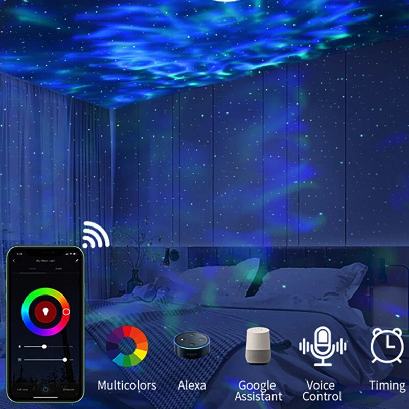 Galaxy Moon Projector Science Decor