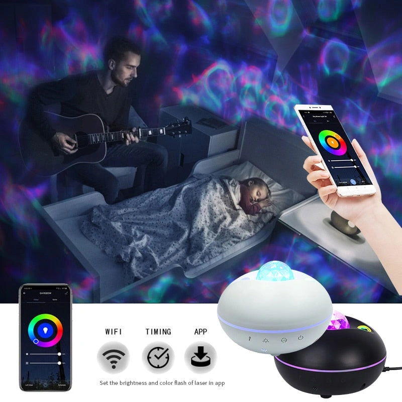 Galaxy Moon Projector Science Decor
