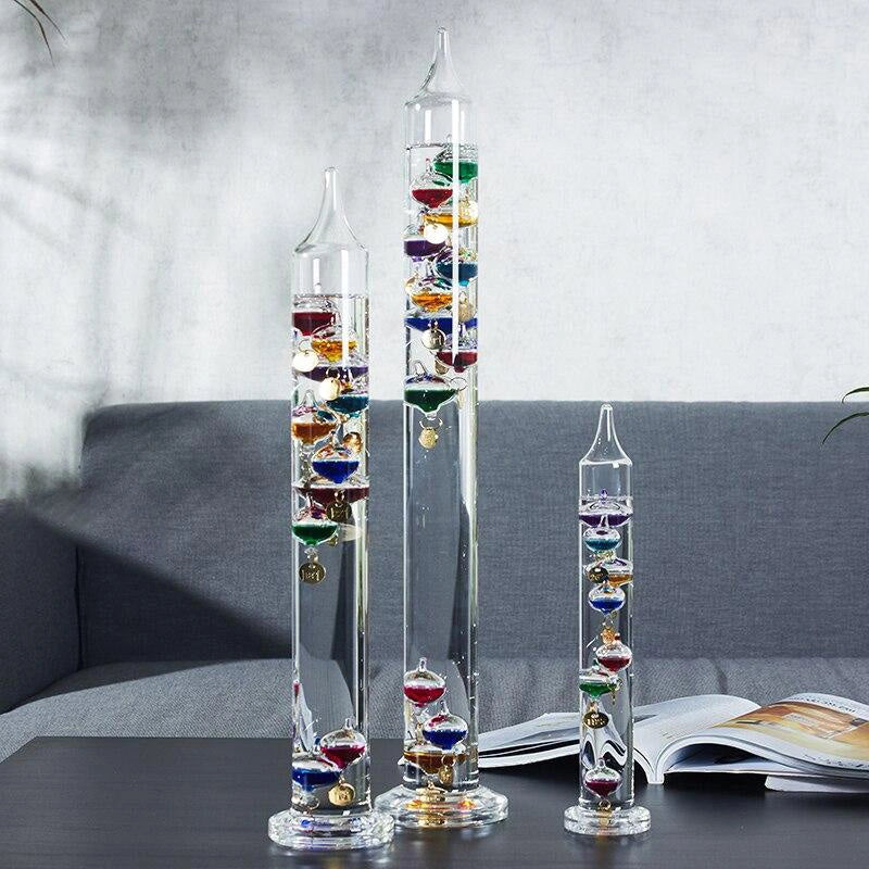 Galileo Tube Thermometer Science Decor