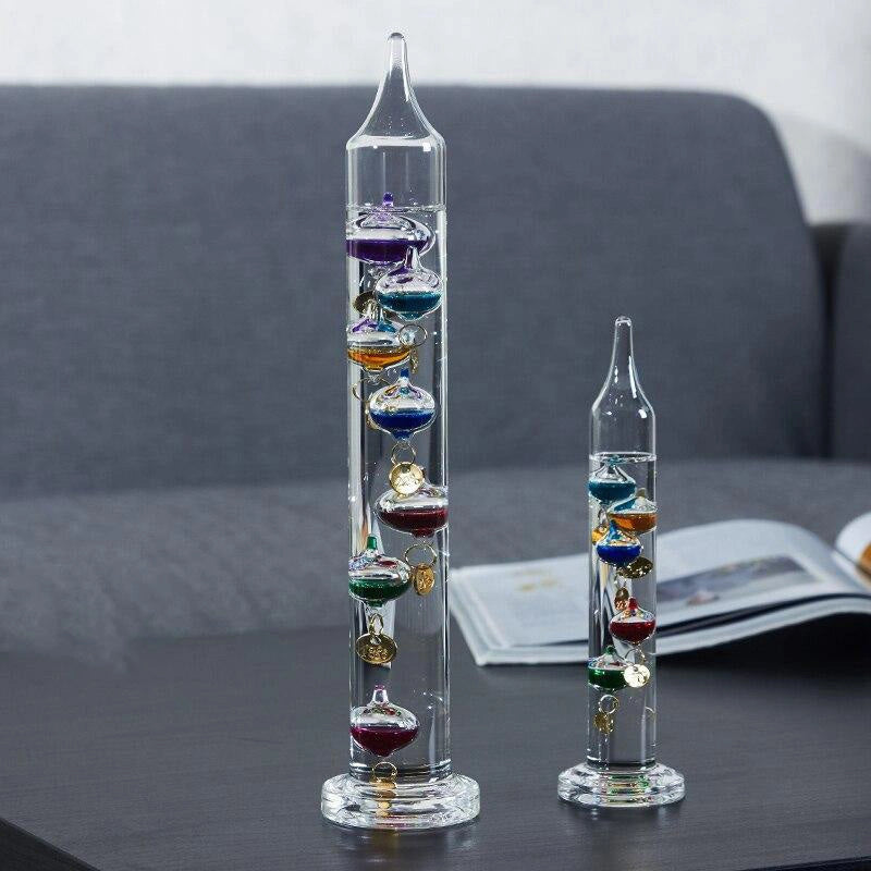 Galileo Tube Thermometer Science Decor