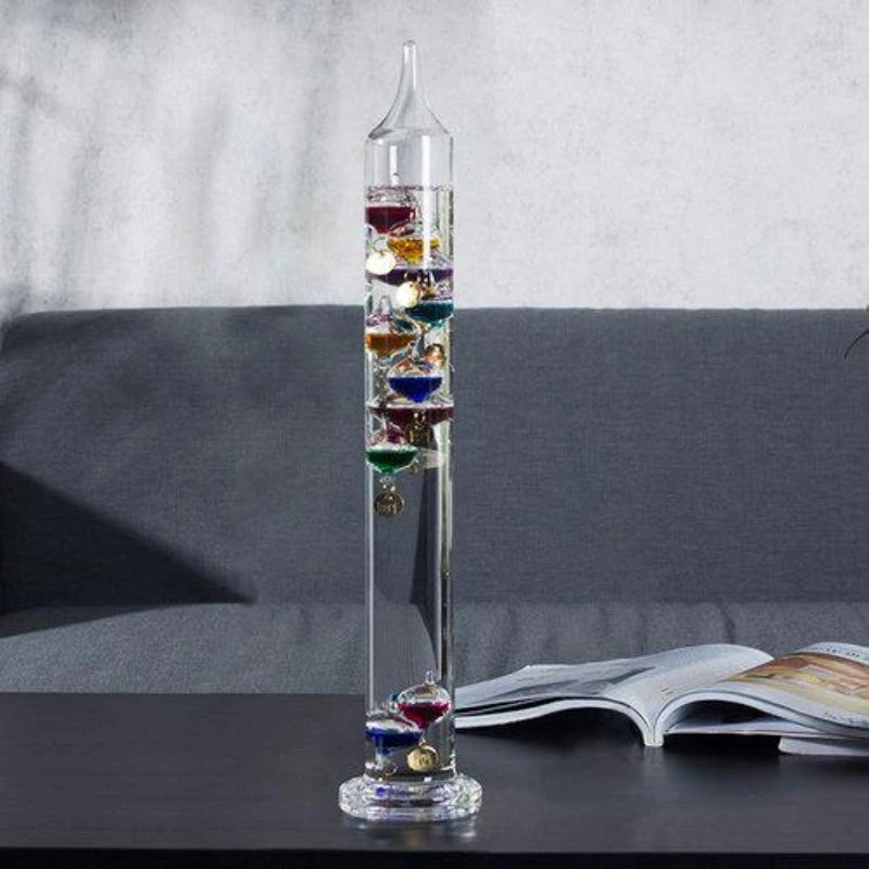 Galileo Tube Thermometer Science Decor