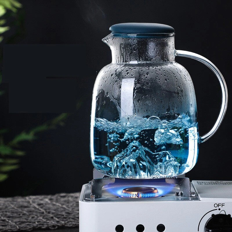 Glass Service and Carafe in Borosilicate Science Decor
