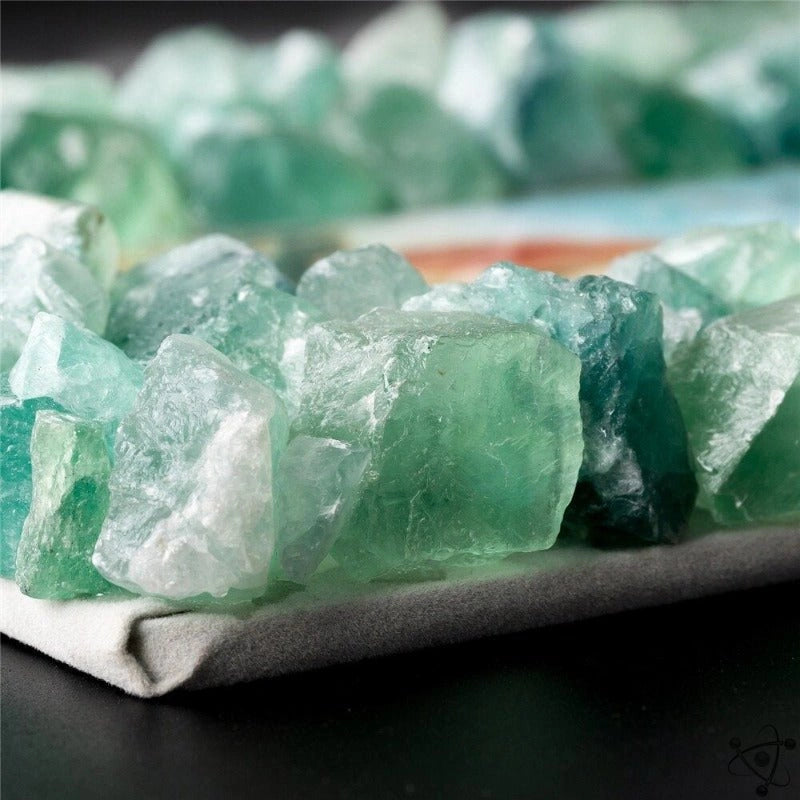 Green Fluorite Photo Frame Science Decor
