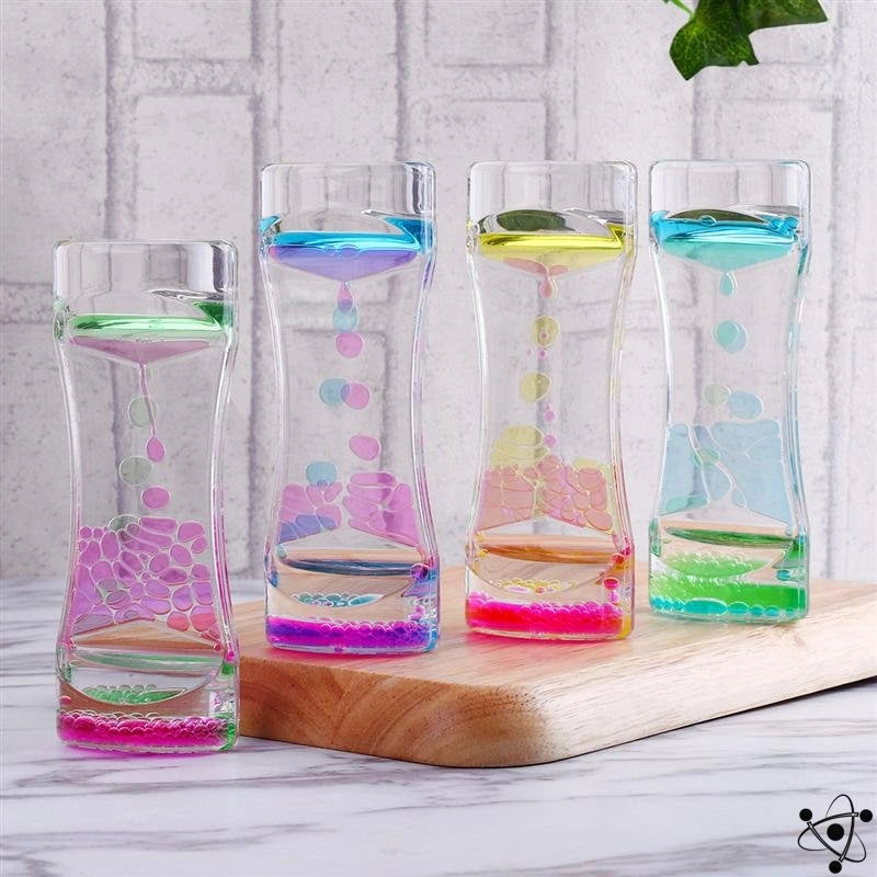 Hourglass Oil Science Decor