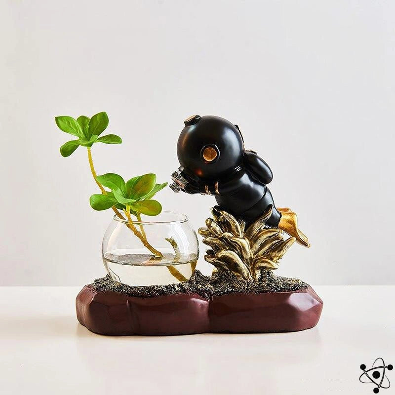 Hydroponic Vase Diver Science Decor
