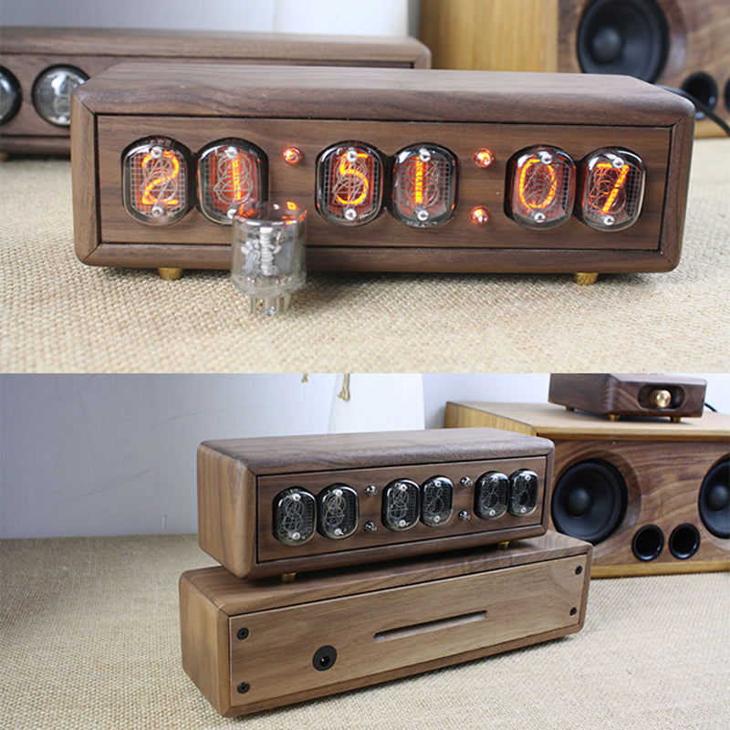 IN-4 Glow Digital Electronic Tube Clock Science Decor