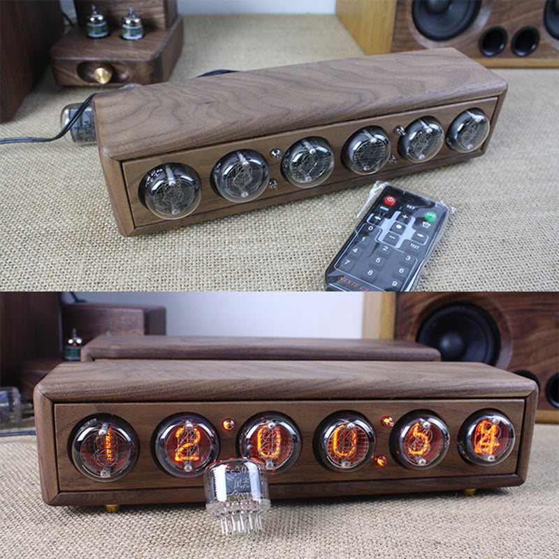 IN-4 Glow Digital Electronic Tube Clock Science Decor