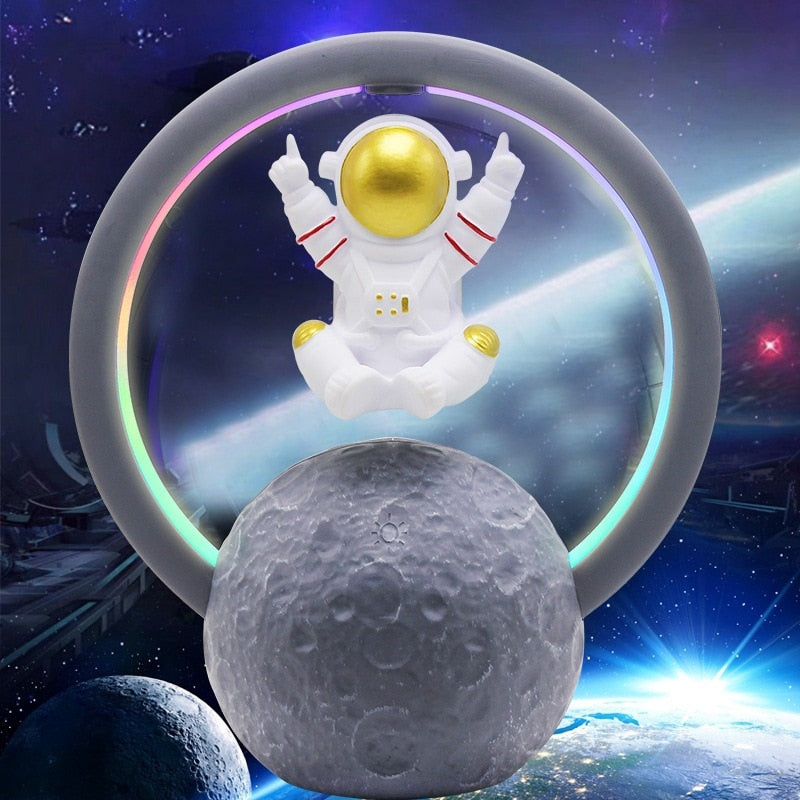 Magnetic Levitation Bluetooth Speaker Astronaut Science Decor