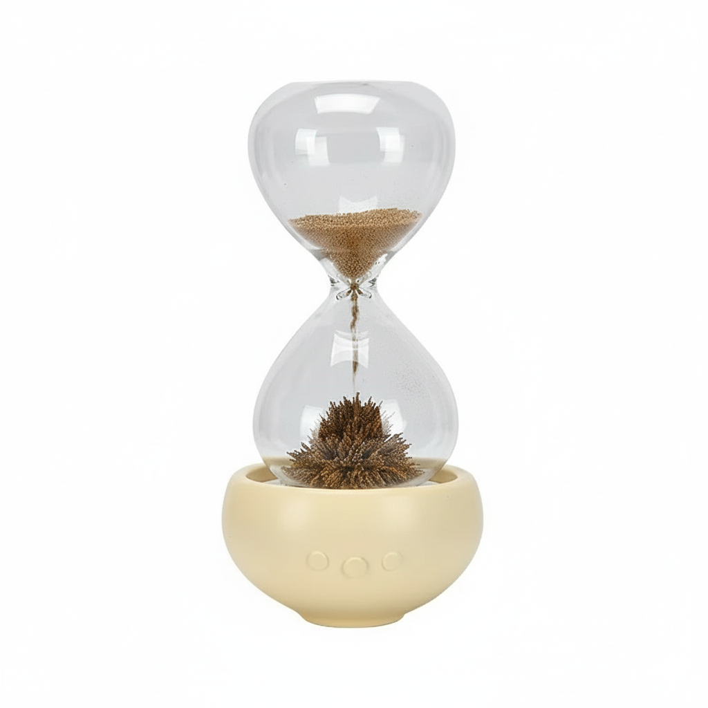 Magnetic Hourglass Fun Science Decor