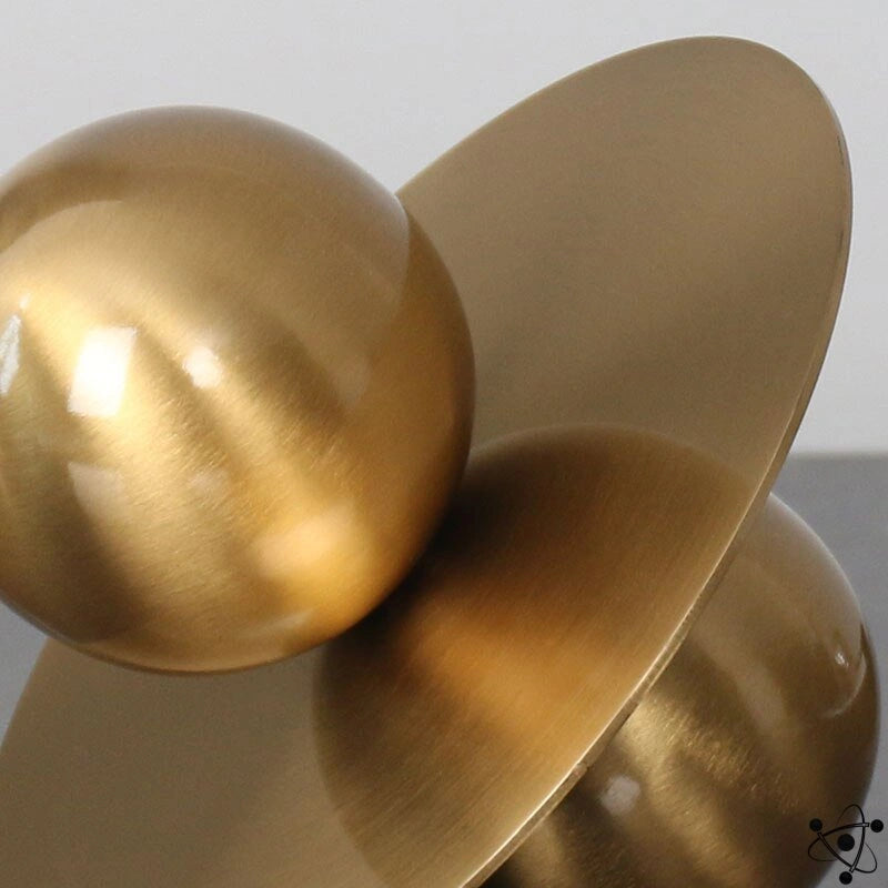 Metal Sphere Science Decor