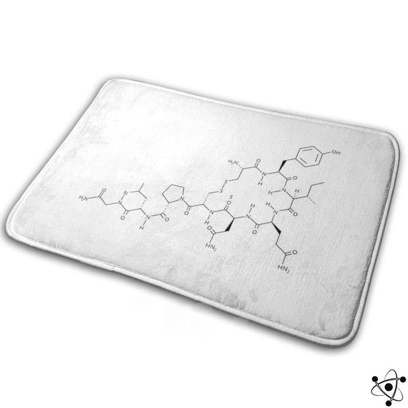 Molecule Bath Mat Science Decor