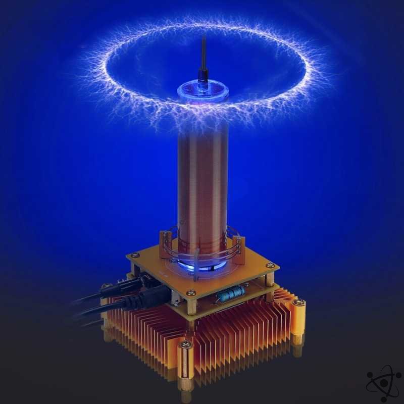 Musical Tesla Coil With Acrylic Shell Science Decor