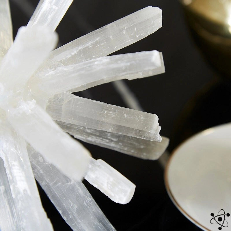 Natural Crystal Ball Science Decor