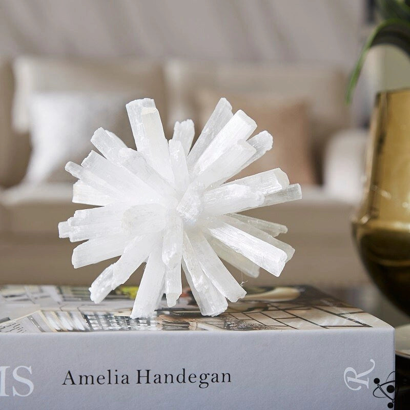 Natural Crystal Ball Science Decor