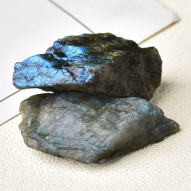 Natural Labradorite Raw Stone Science Decor