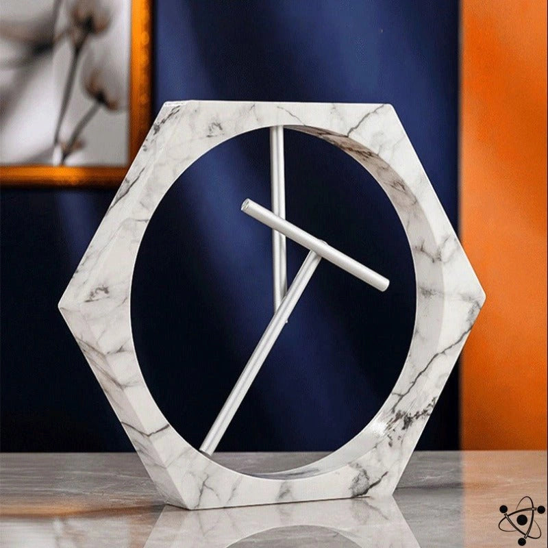 Newton's Double Pendulum in Aluminum Science Decor