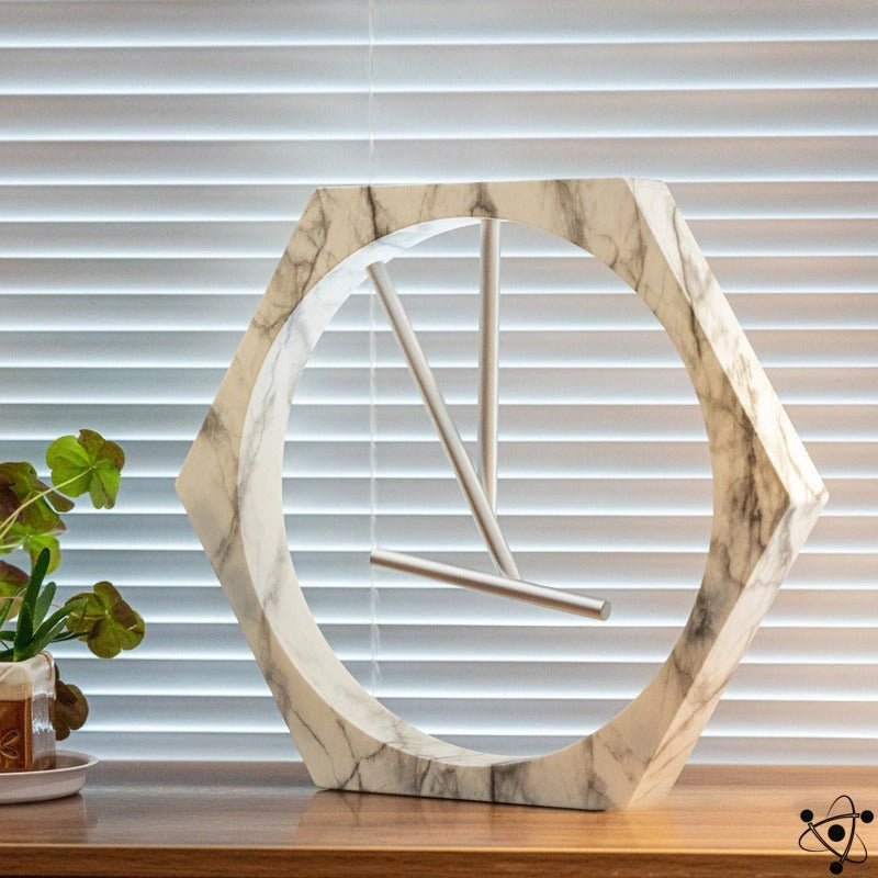 Newton's Double Pendulum in Aluminum Science Decor