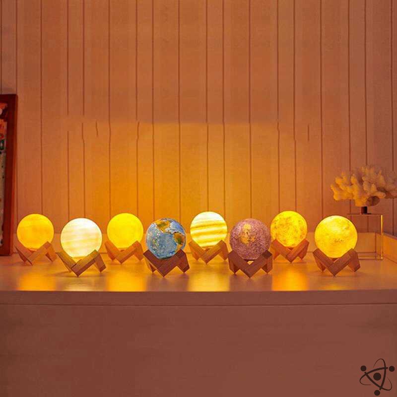 Night Light Box Planet Solar System Science Decor