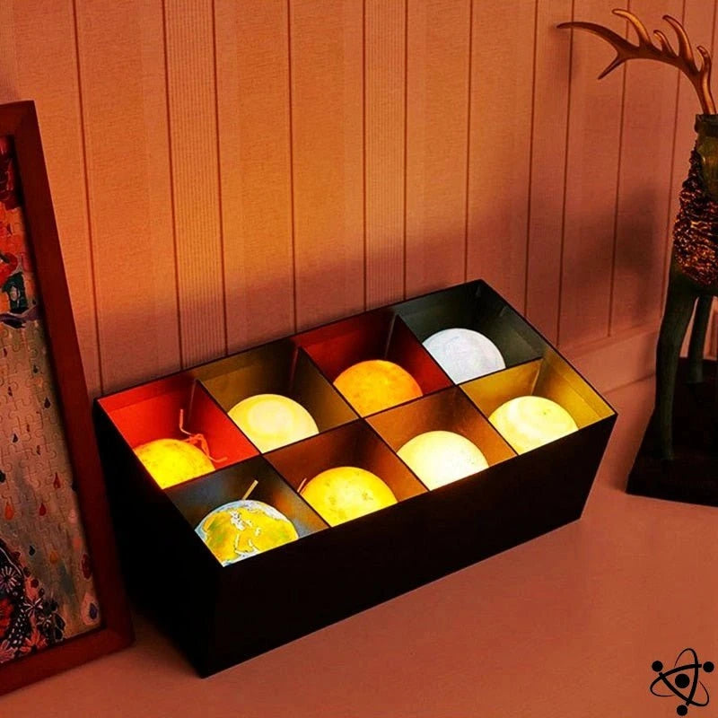 Night Light Box Planet Solar System Science Decor