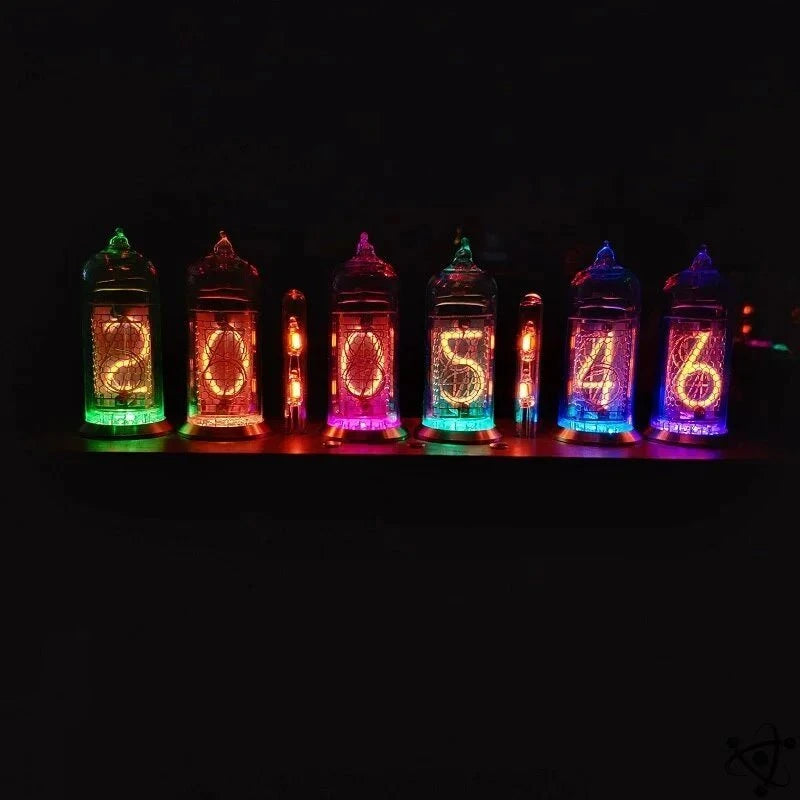 Nixie Six Tubes Bluetooth Clock Science Decor