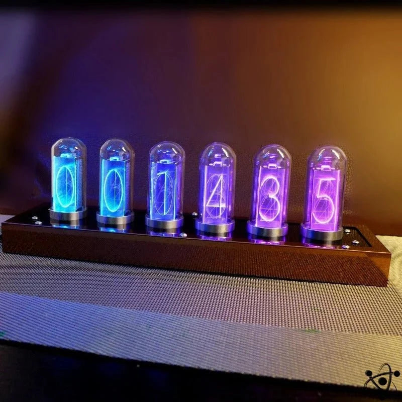 Nixie Tube Clock Hits Quartz Science Decor