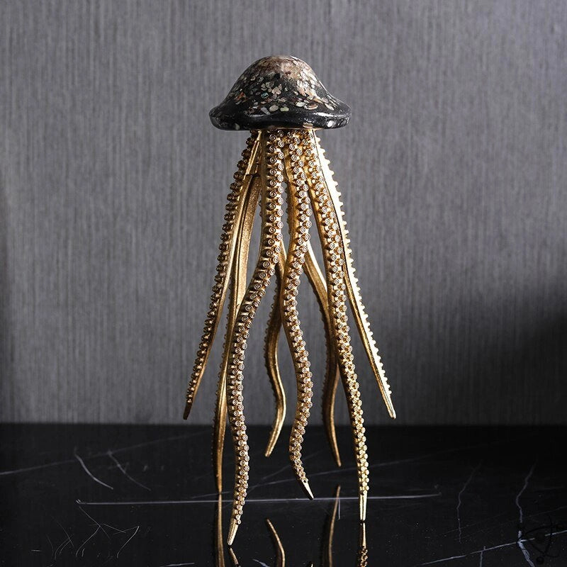 Octopus & Medusa Sculpture Science Decor